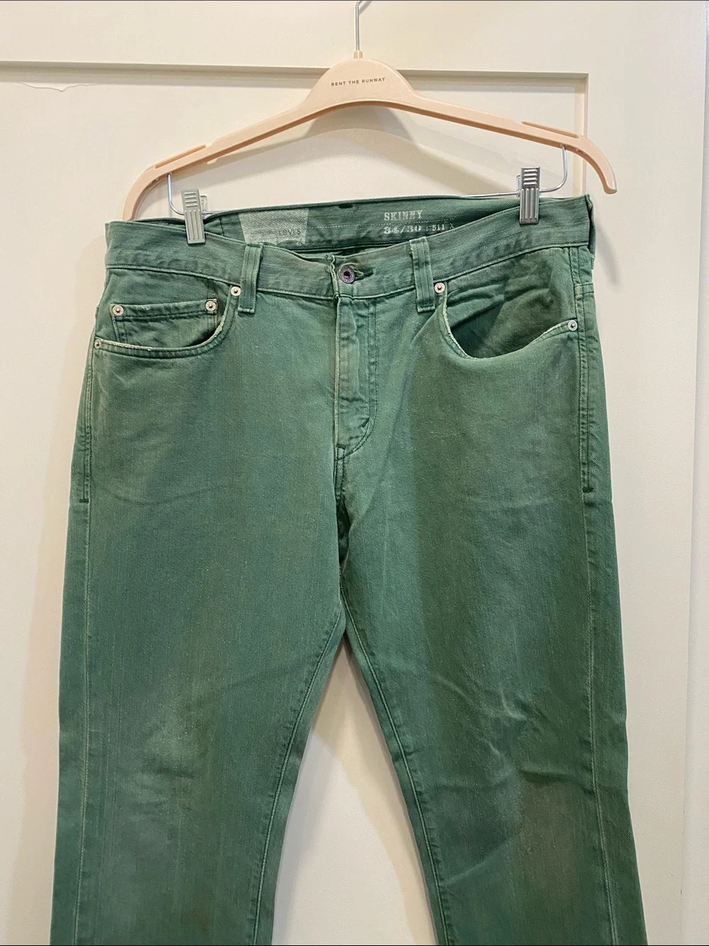 Vintage Levi 511x in teal. 34/30